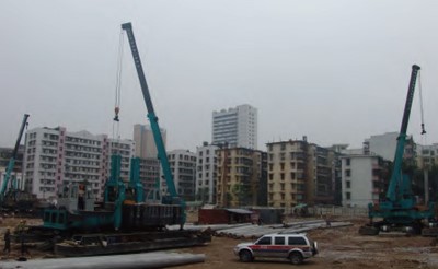 Obra de construcción en Tianjin